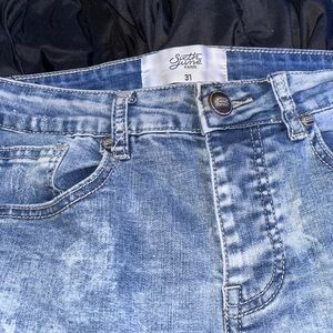 Slim Straight Blue Jeans